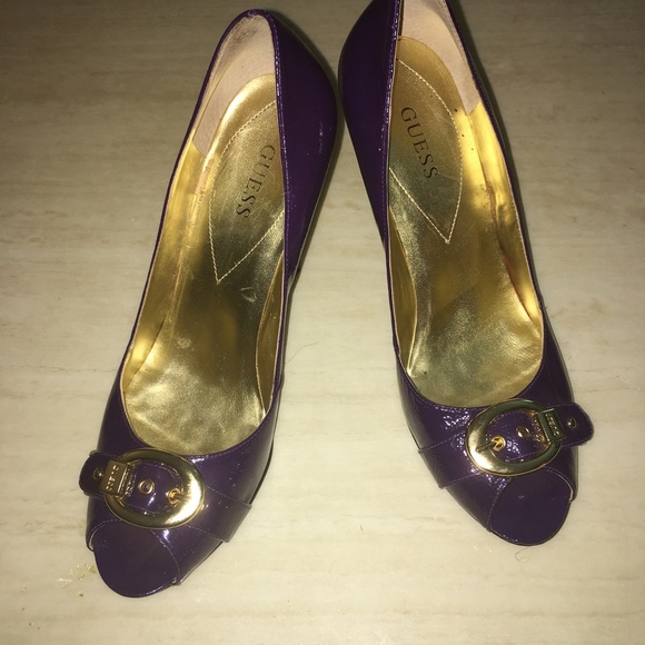 Guess Purple Platform Shoe - Picture 3 of 6
